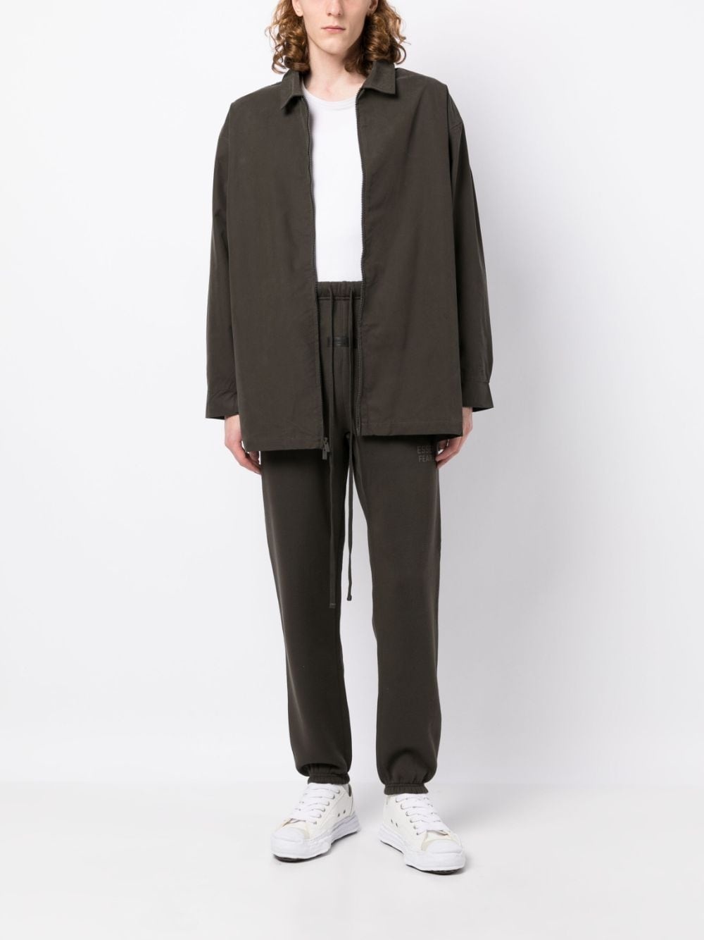 cotton-blend lightweight jacket - 2