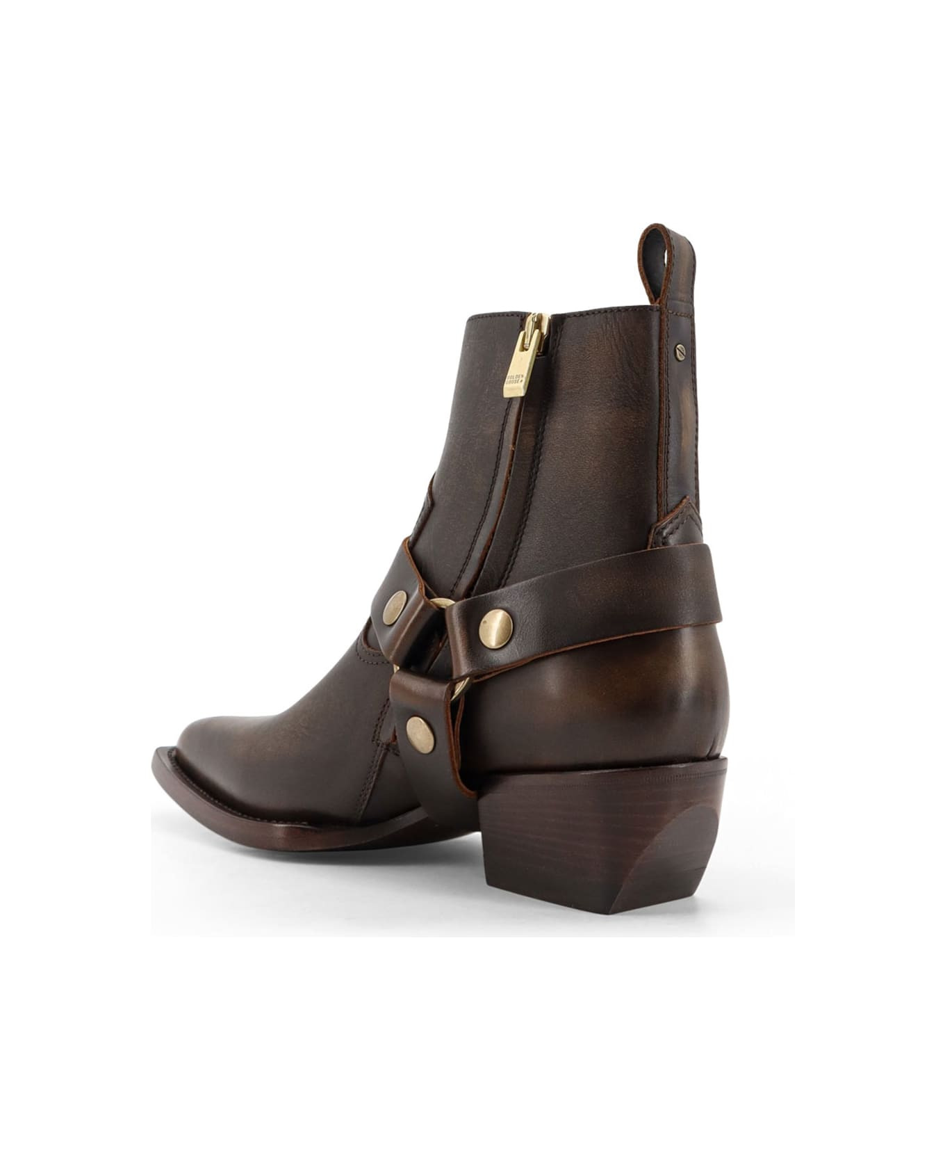 Debbie Distressed Leather Boots - 3