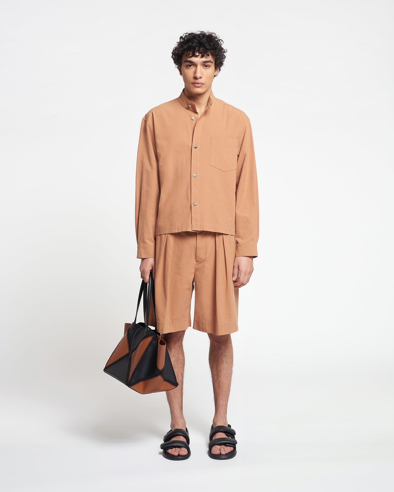 Washed-Calico Shirt - 4