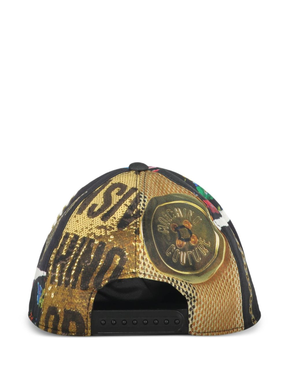 chain-print cap - 2