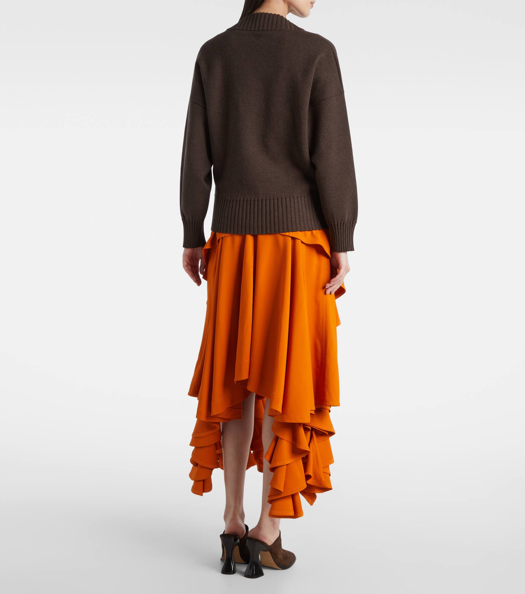 Cotton-blend sweater - 3