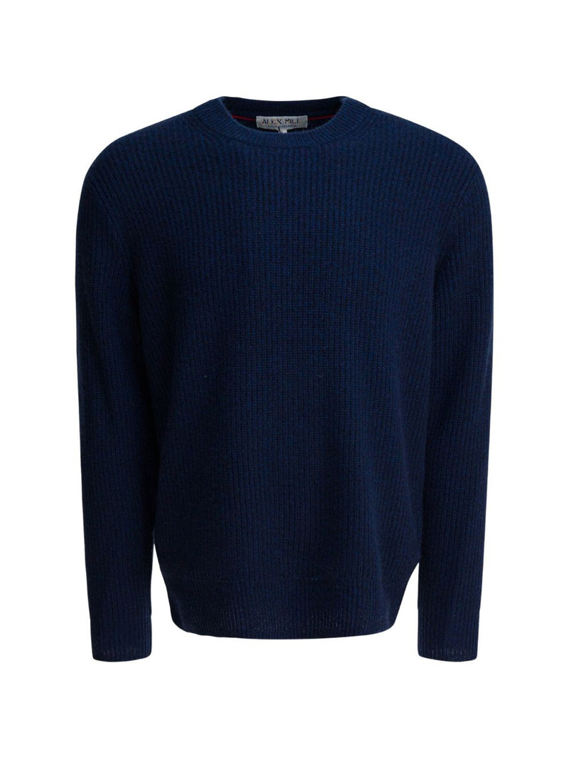 ribbed crew-neck sweater 1