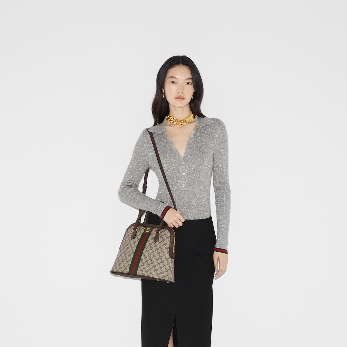 Ophidia medium top handle bag - 4