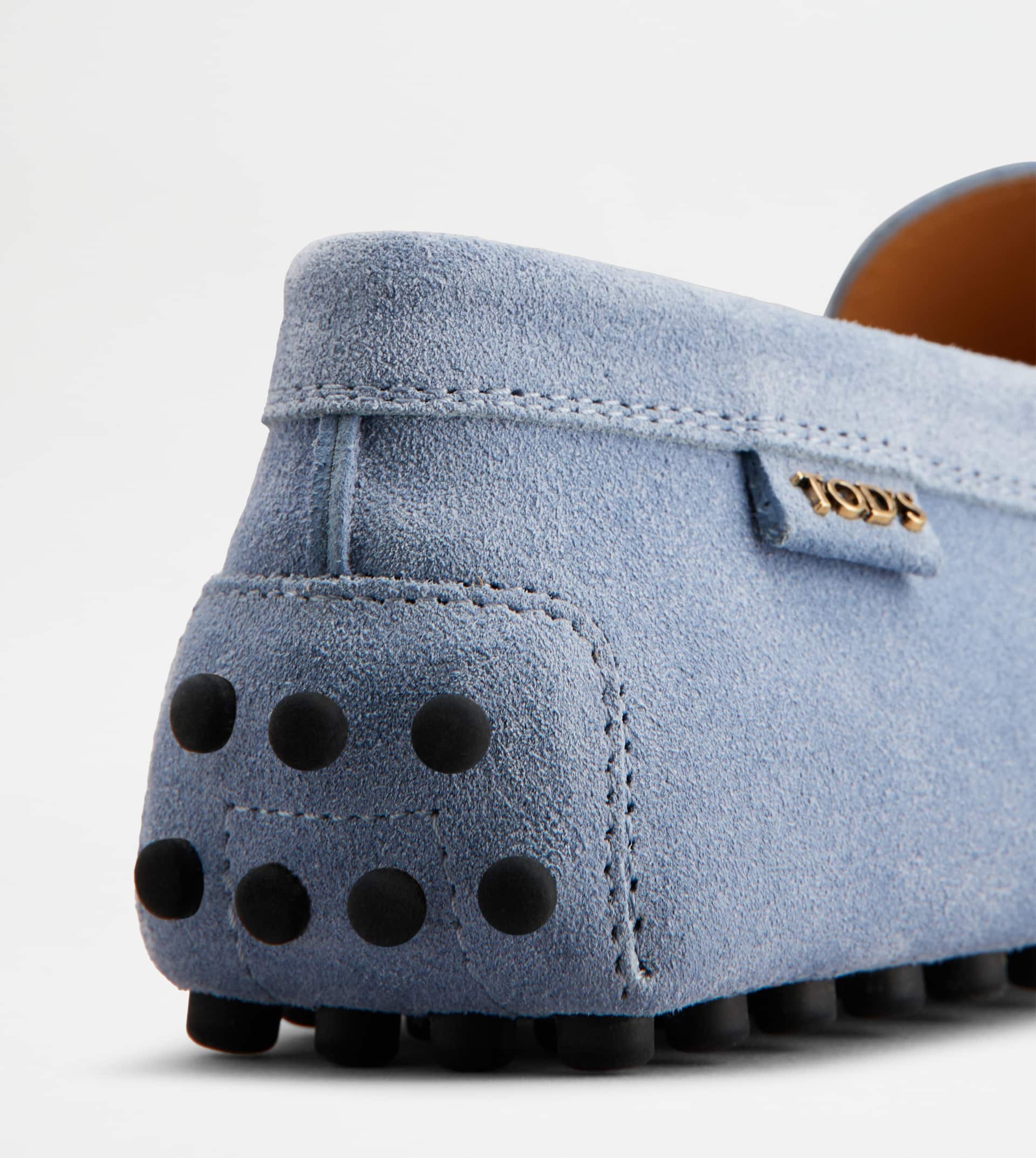 GOMMINO DRIVING SHOES IN SUEDE - LIGHT BLUE - 5