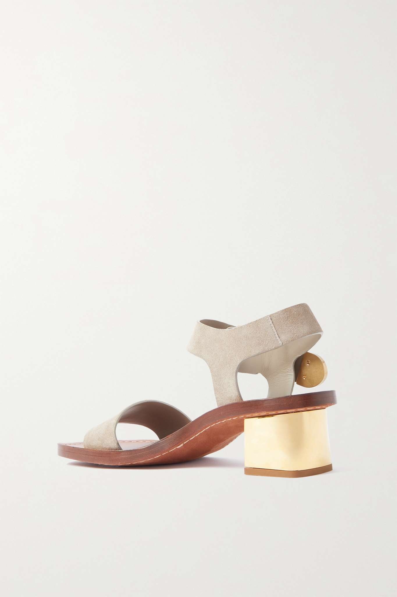 Rebecca buckled suede sandals - 3