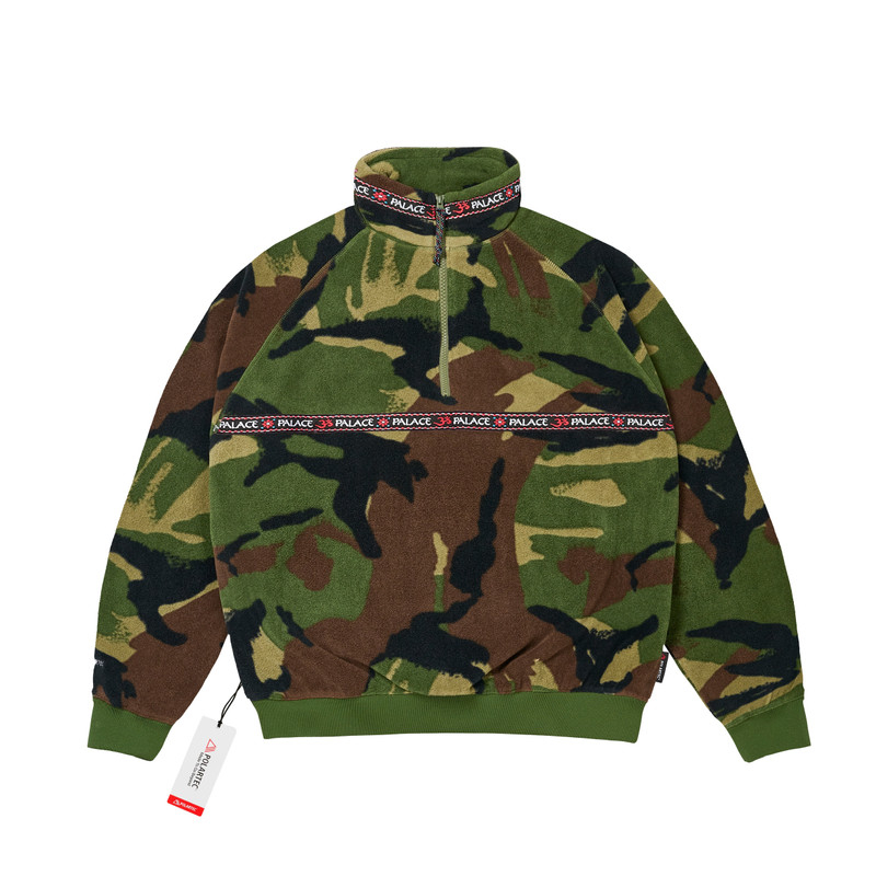 POLARTEC OM 1/4 ZIP WOODLAND CAMO 1