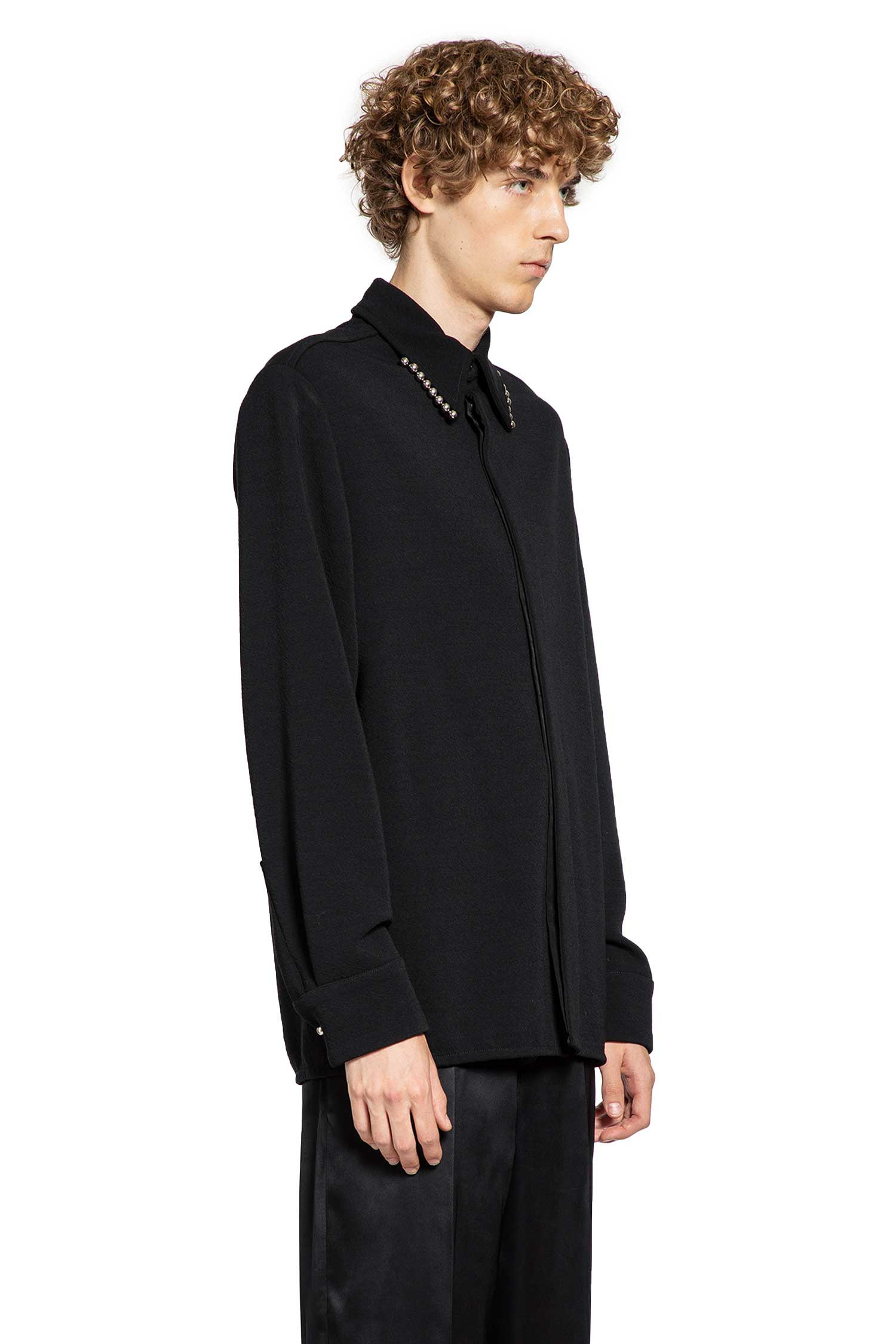 Jil Sander Man Black Shirts - 2