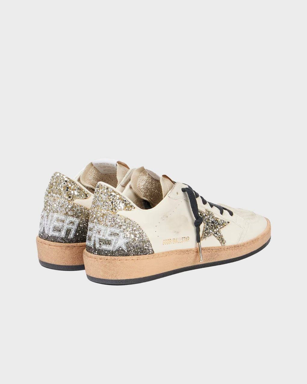 Sneakers Ball Star leather Vit/grå - 4