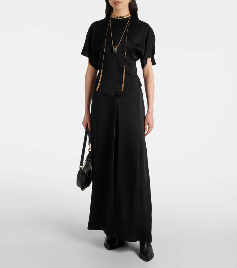 Isabel Marant Karlita satin top outlook