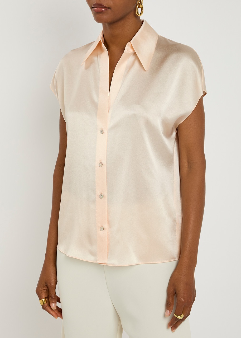 Vince Silk-satin Shirt - 2
