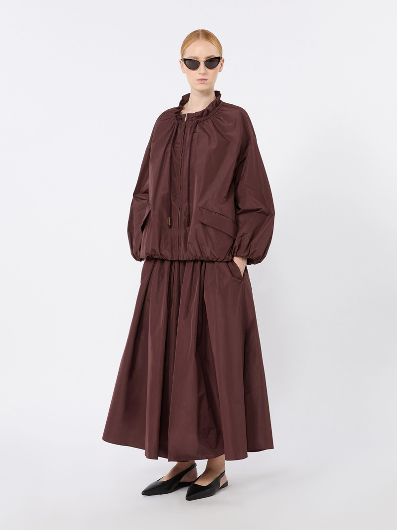 'S Max Mara ONDE Water-repellent taffeta bomber jacket - BORDEAUX outlook