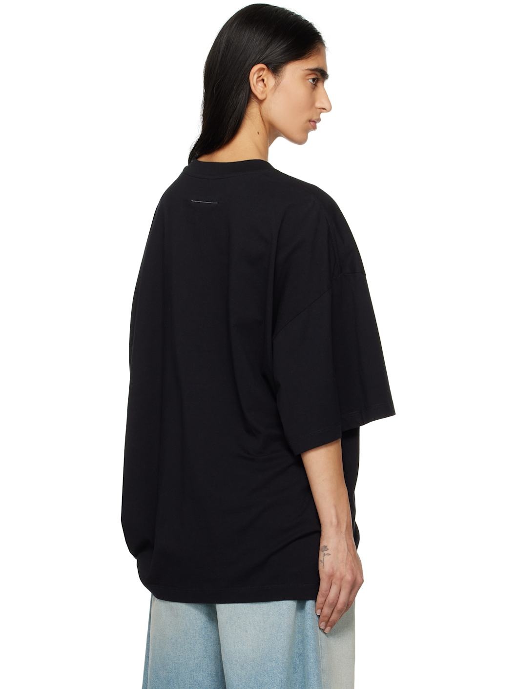 Black Sunbleached Logo T-shirt - 3