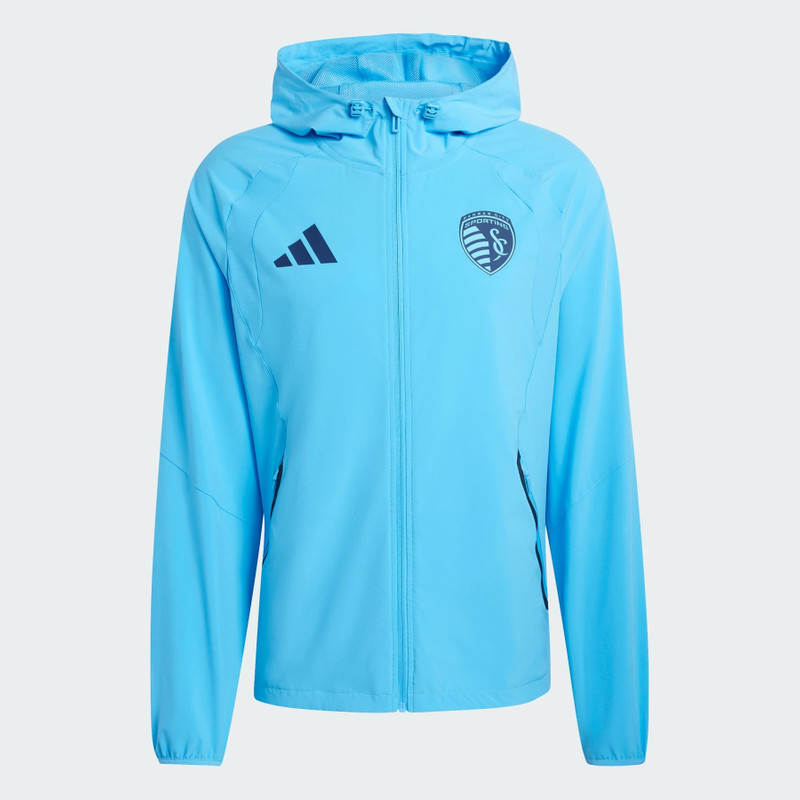 Sporting Kansas City Tiro Tech Full Zip Windbreaker Jacket 1