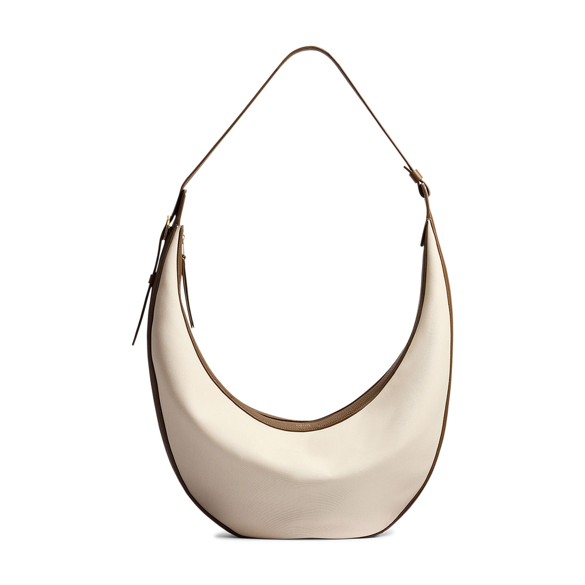 Khaite Augustina Hobo Bag 'Cream/Dark Olive' - 1