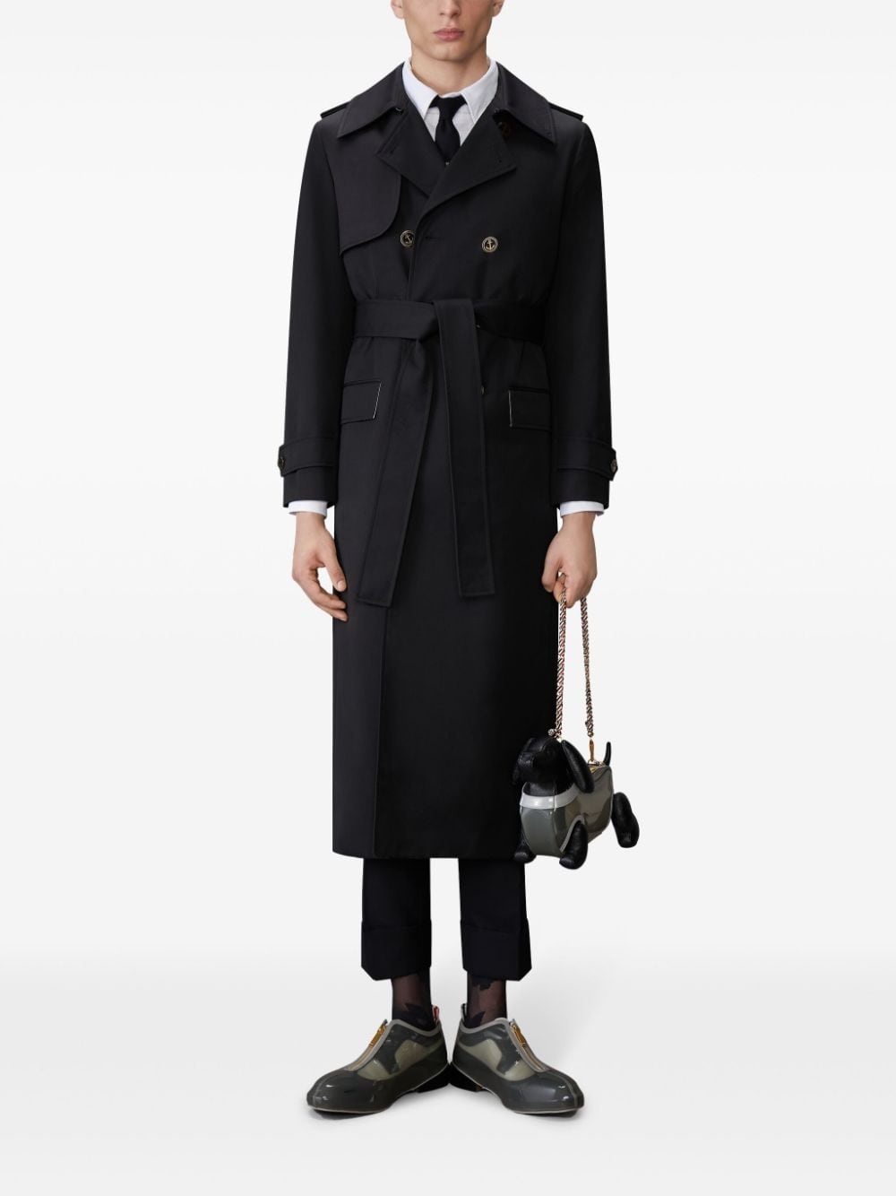 Double-breasted trench coat - 2
