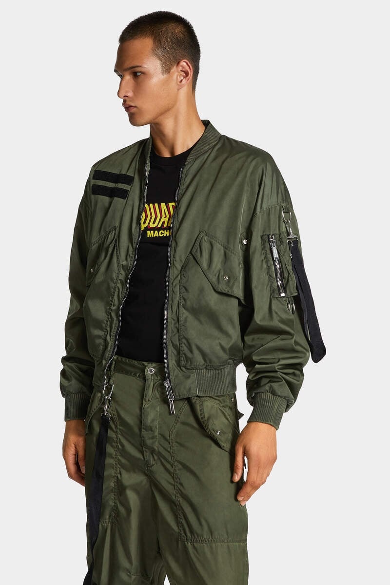 80S MILITARY GARMENT DYED BOMBER - 3