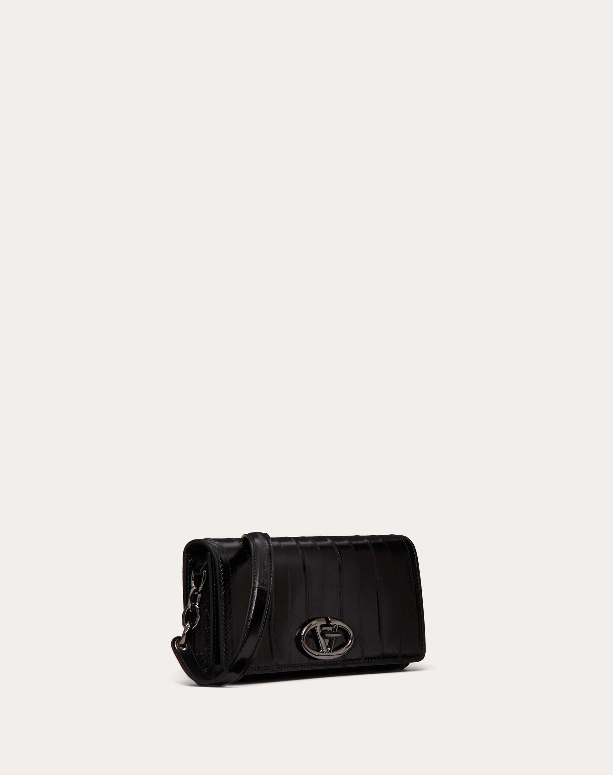 VLOGO THE BOLD EDITION EEL SKIN WALLET WITH SHOULDER STRAP - 3