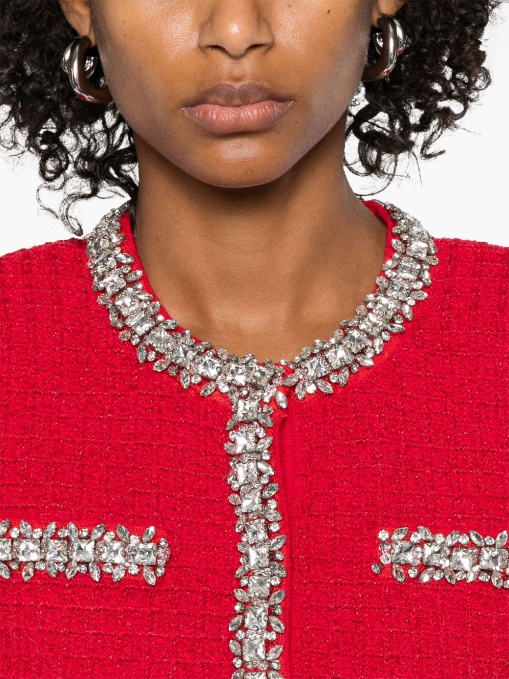 textured-knit cardigan - 5