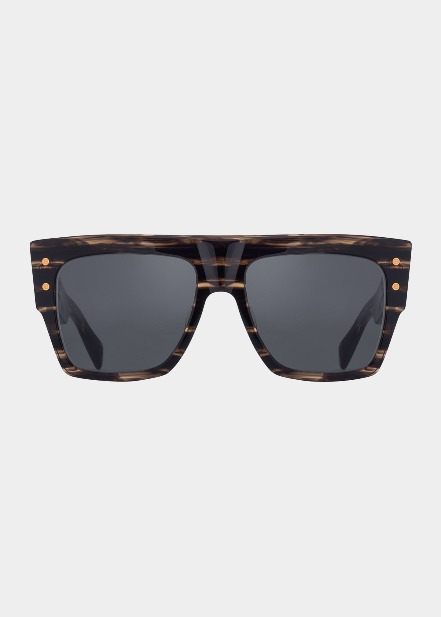 B-I Square Acetate & Titanium Sunglasses - 2