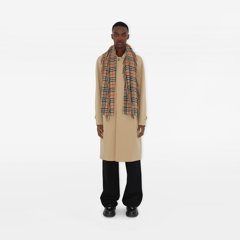 Check Cashmere Happy Scarf 3