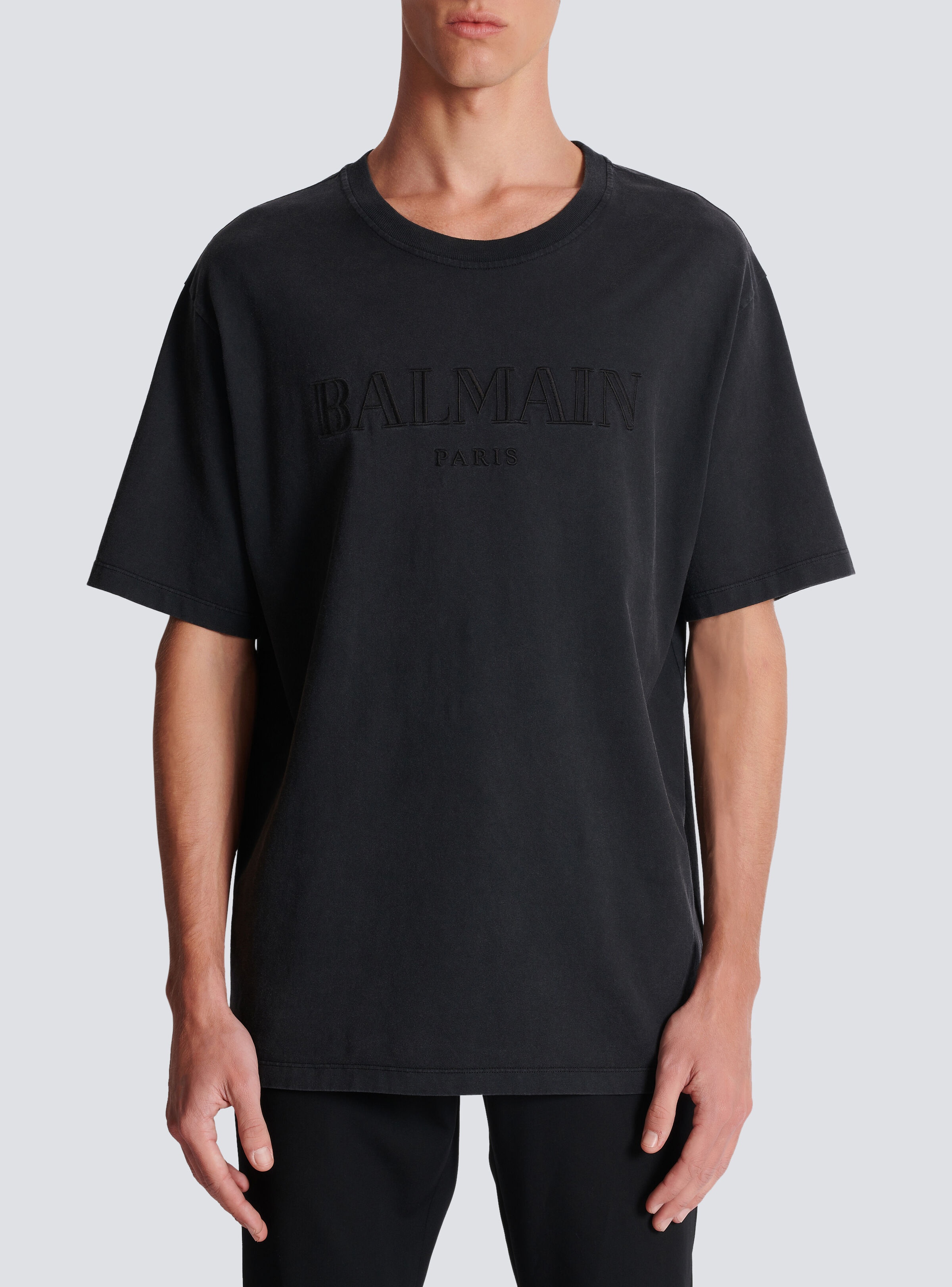 Vintage Balmain embroidered T-shirt - 5
