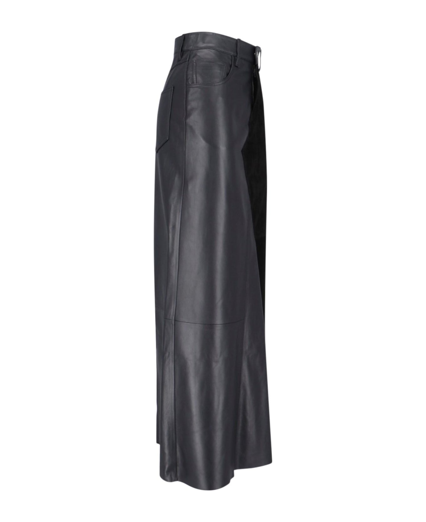 Maxi Leather Skirt - 4