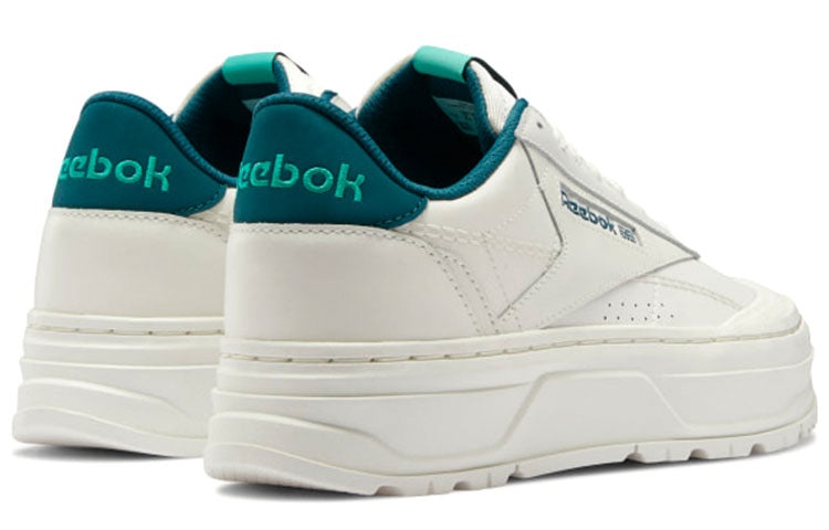 (WMNS) Reebok Club C Double Geo 'Chalk Future Teal' H67348 - 5