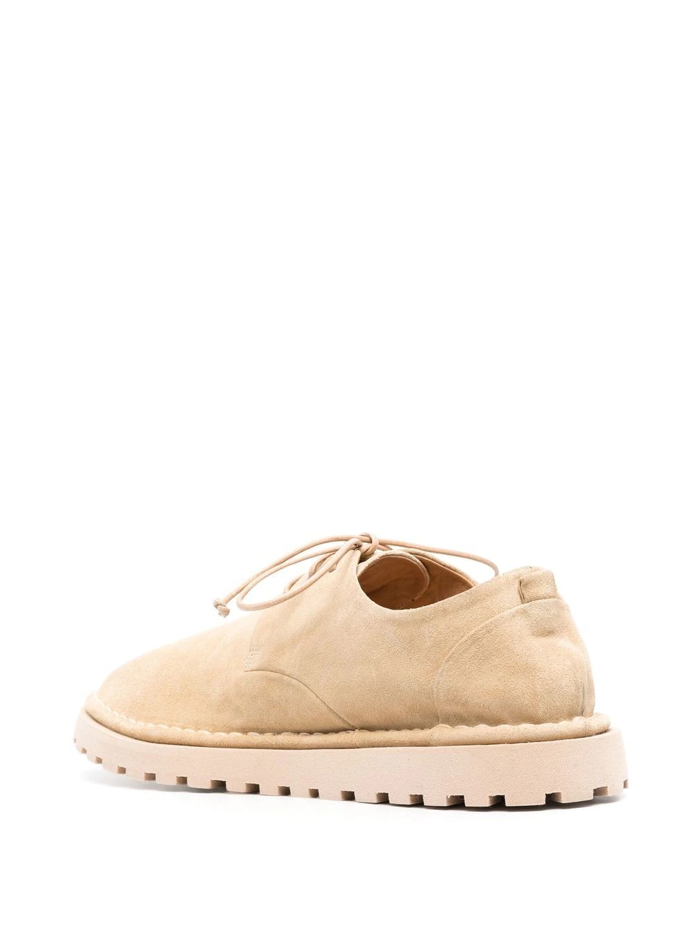 lace-up suede derby shoes - 3