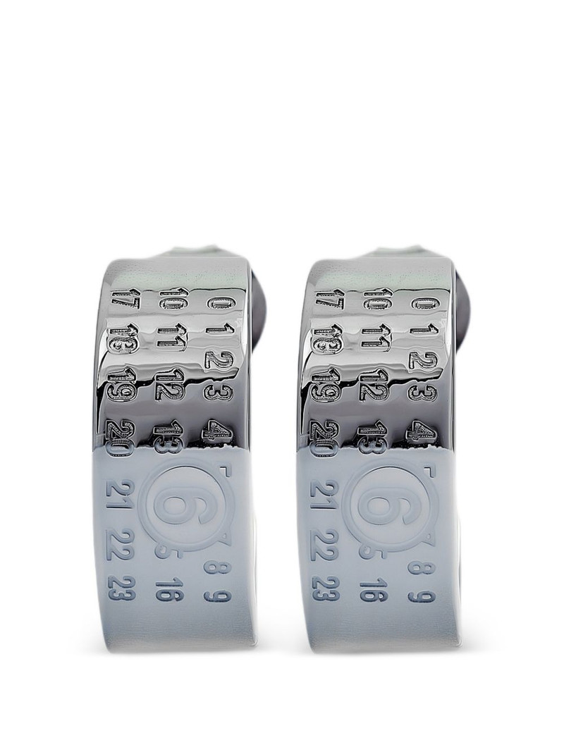 engraved open-band earrings 1