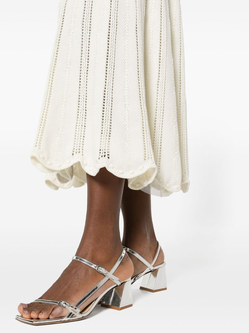 open-knit cotton skirt 5