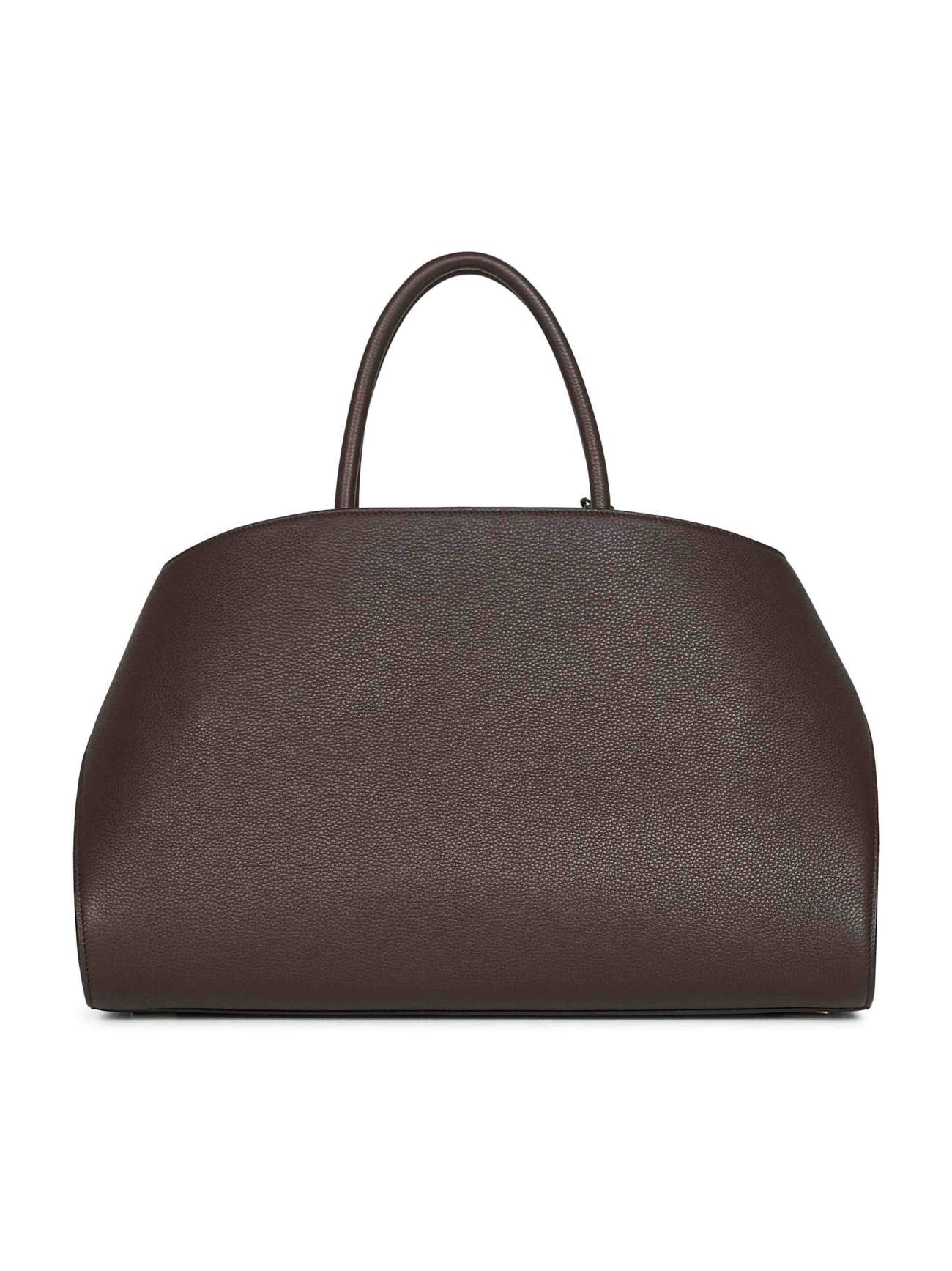 Brown Hug bicolor handbag (L) - 3