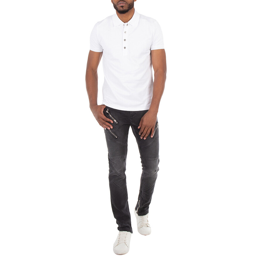 Balmain Cotton-Blend Polo Shirt - 4