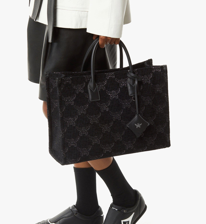 München Tote in Lauretos Lurex Jacquard 8