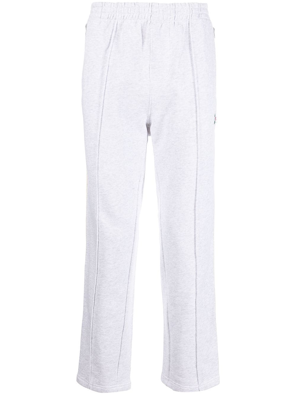 side-stripe straight joggers - 1