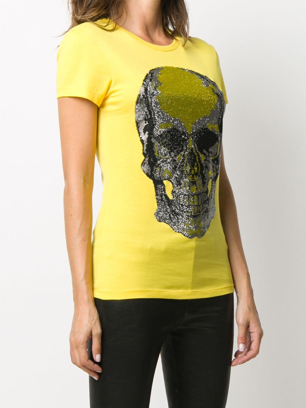 Skull rhinestone T-Shirt - 3