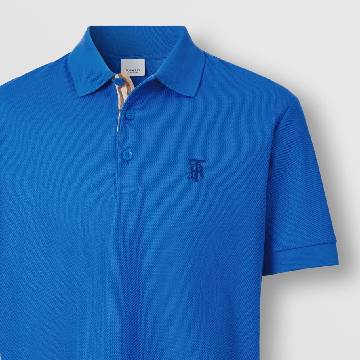 Monogram Motif Cotton Piqué Polo Shirt - 6