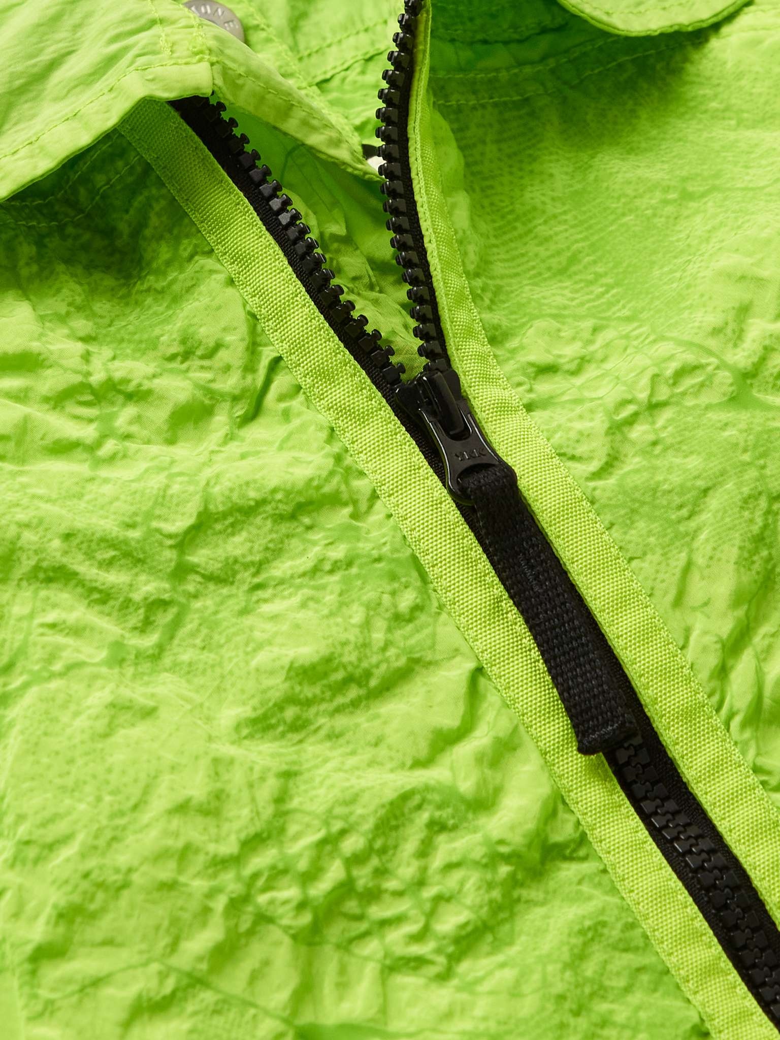 Logo-Appliquéd Crinkled Reps Nylon Hooded Jacket - 7