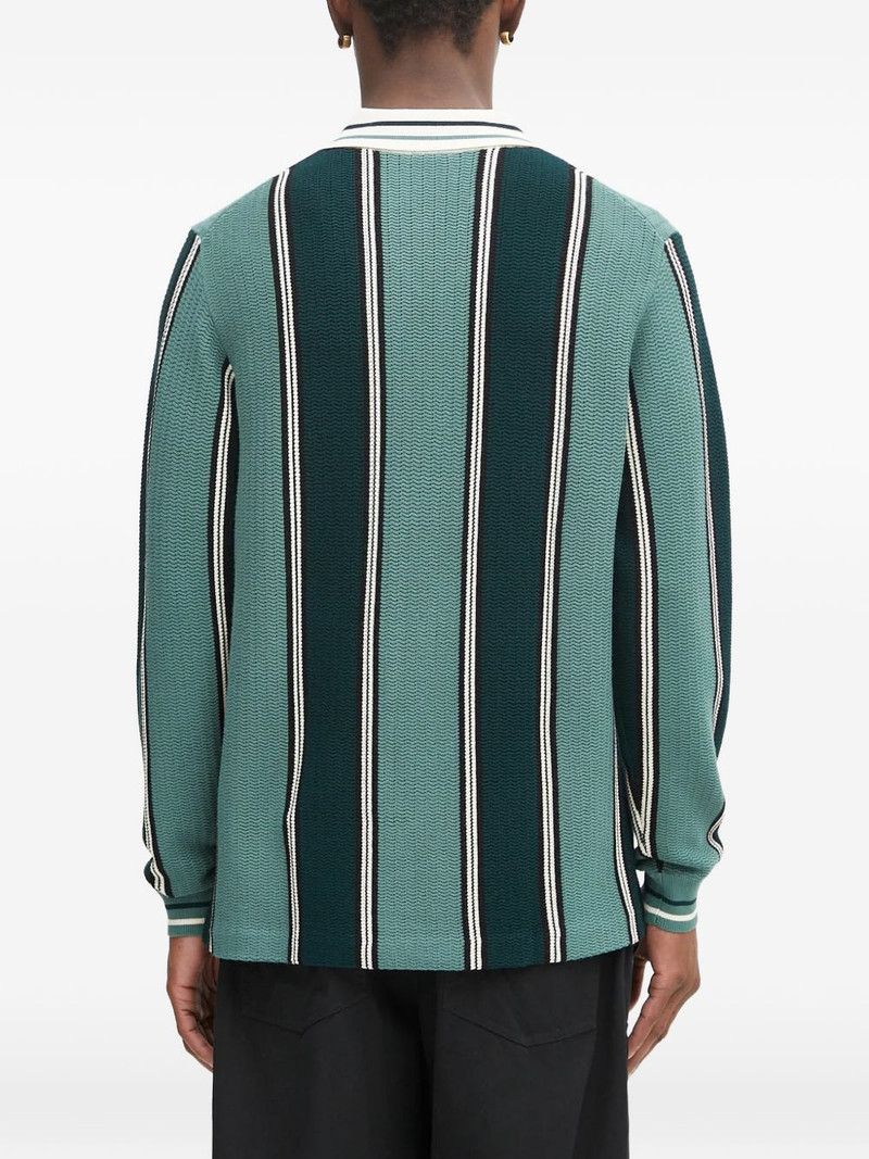 Football jersey striped sweatshirt 4