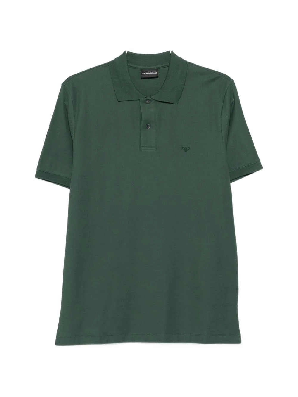 logo-embroidered polo shirt - 1