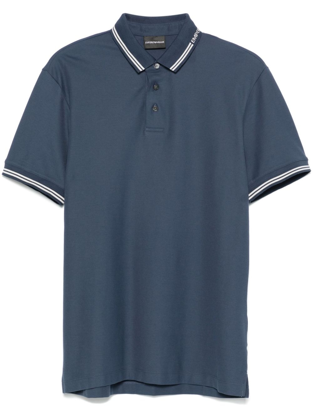 placed logo polo shirt - 1