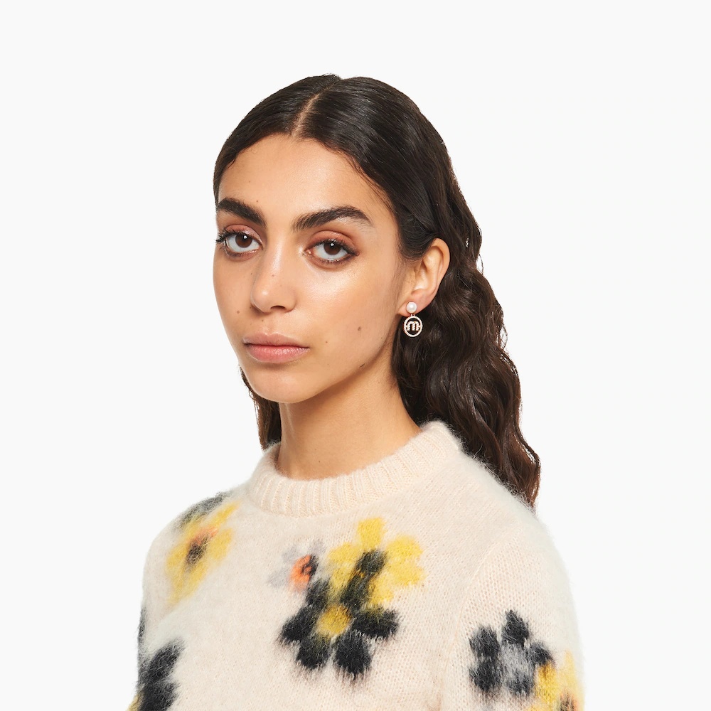 Miu Pearl pendant earrings - 4