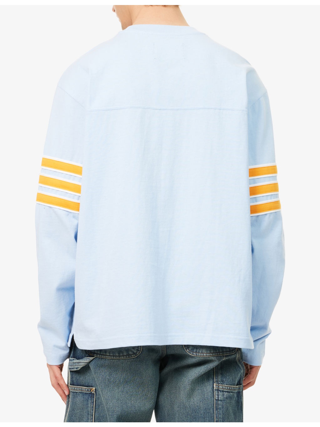 Varsity Striped Cotton-Jersey T-Shirt - 4