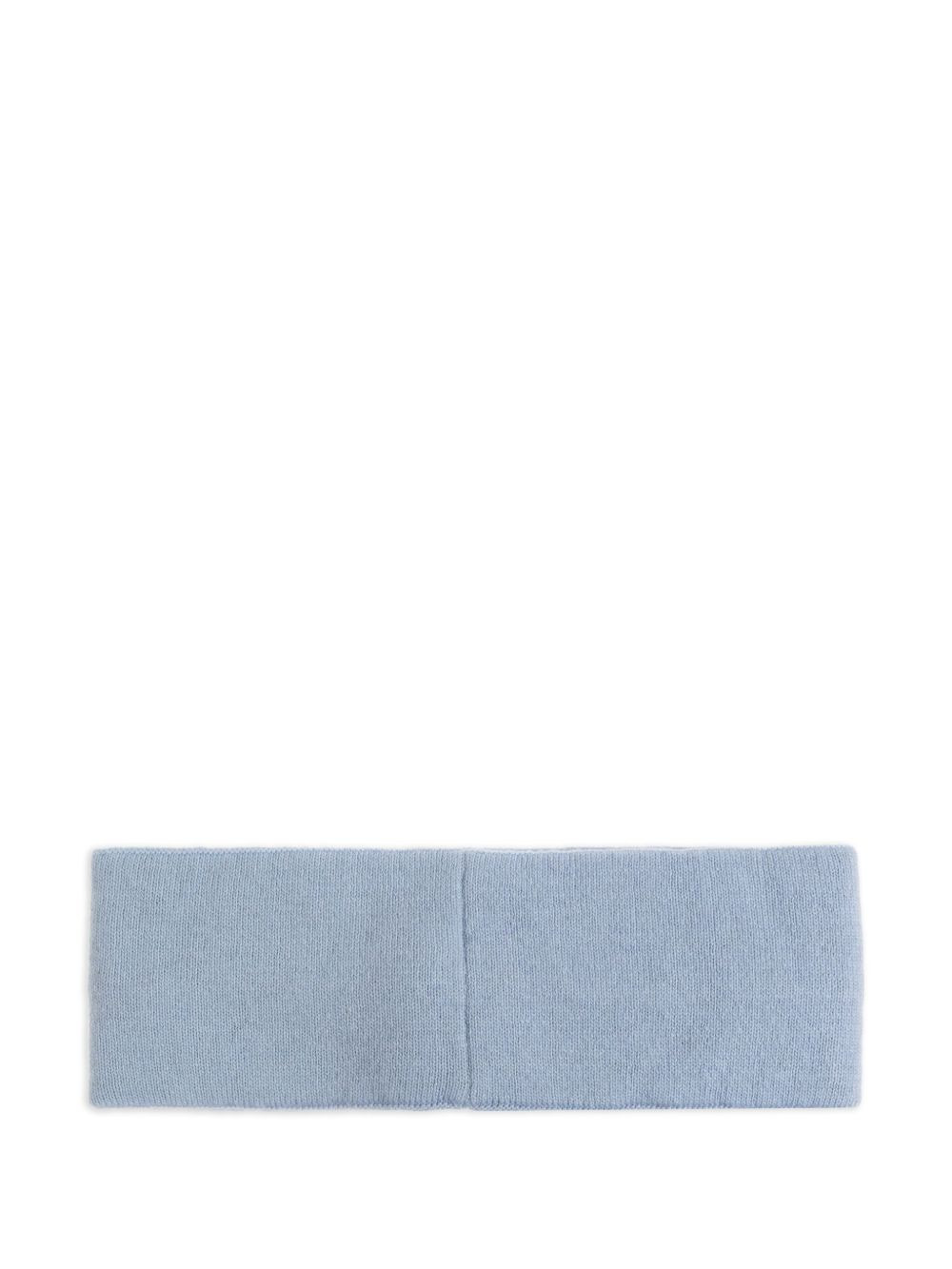 logo-embroidered headband - 2