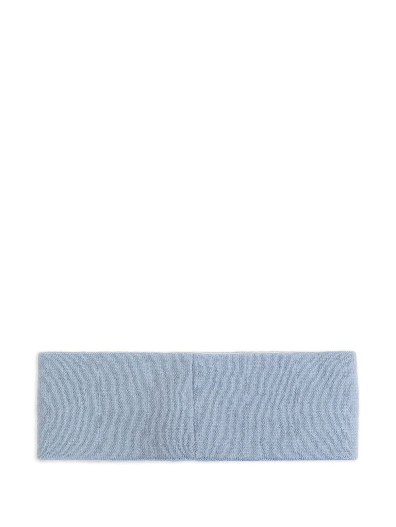 Moschino logo-embroidered headband outlook