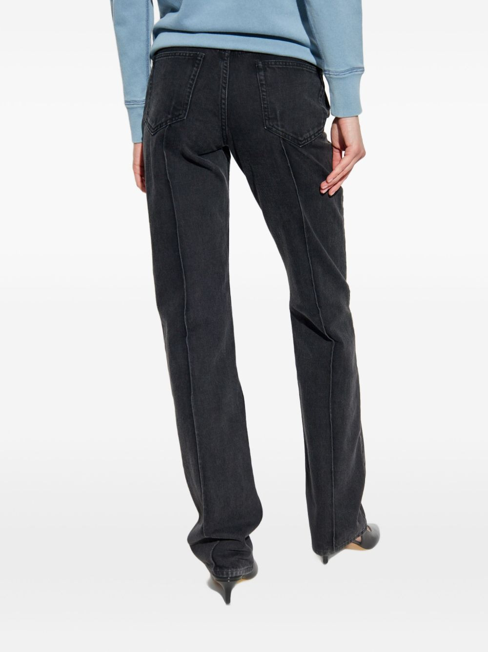 Vetan centre-seam straight-leg jeans - 4