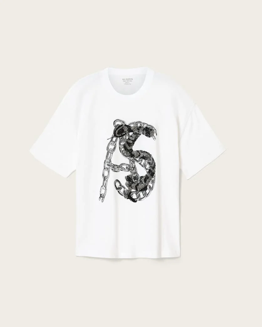 SCALE CROPPED GRAPHIC T-SHIRT - 1
