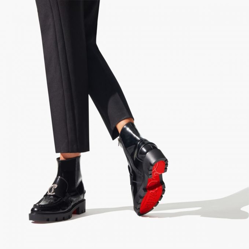 Christian Louboutin Cl Moc Booty Strass Black outlook