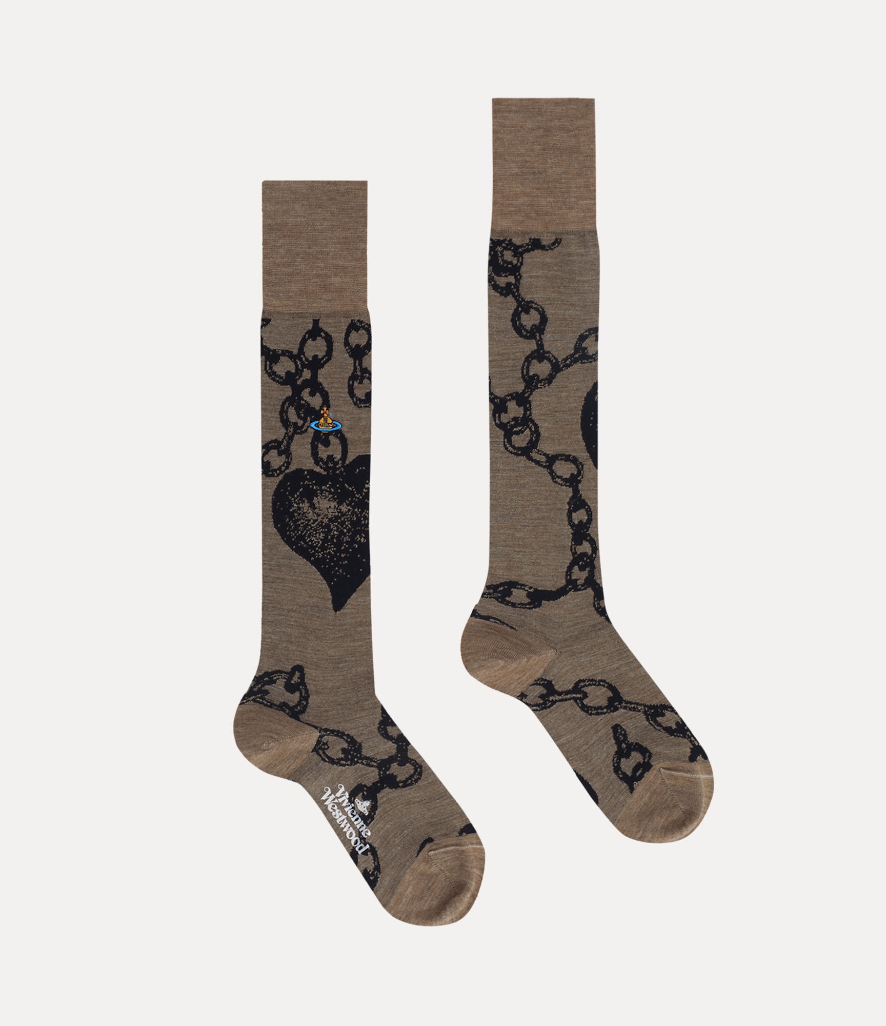 CHAIN HIGH SOCK - 2
