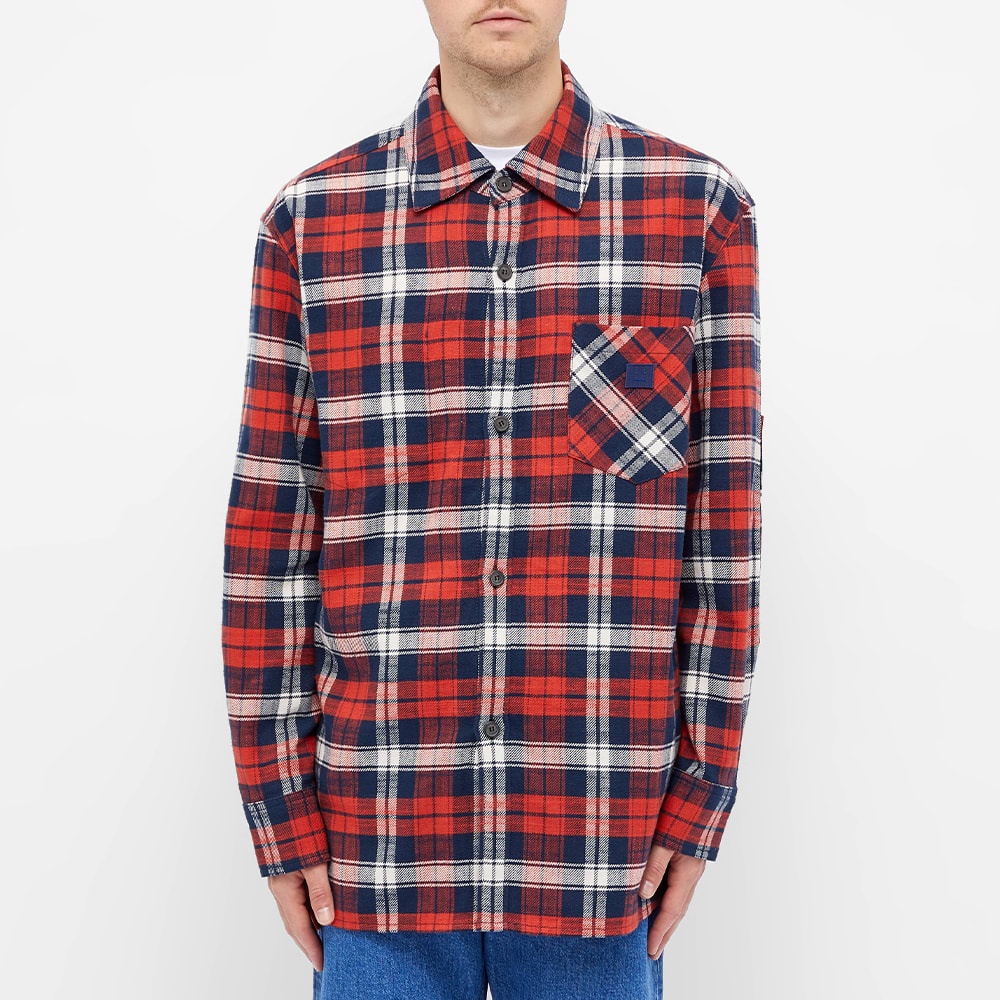 Acne Studios Salak Flannel Face Shirt - 5