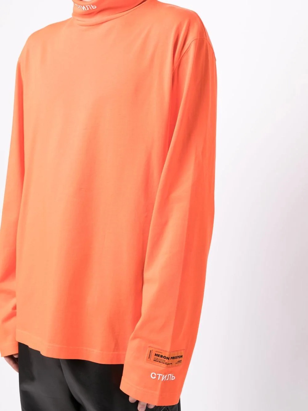 logo-detail roll-neck jumper - 5